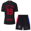 Officiële Voetbalshirt + Korte Broek FC Barcelona Lamine Yamal 19 Uit 2024-25 - Kids